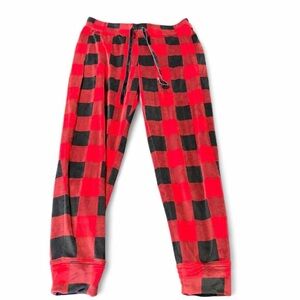 Red and Black Buffalo print pajama pants
